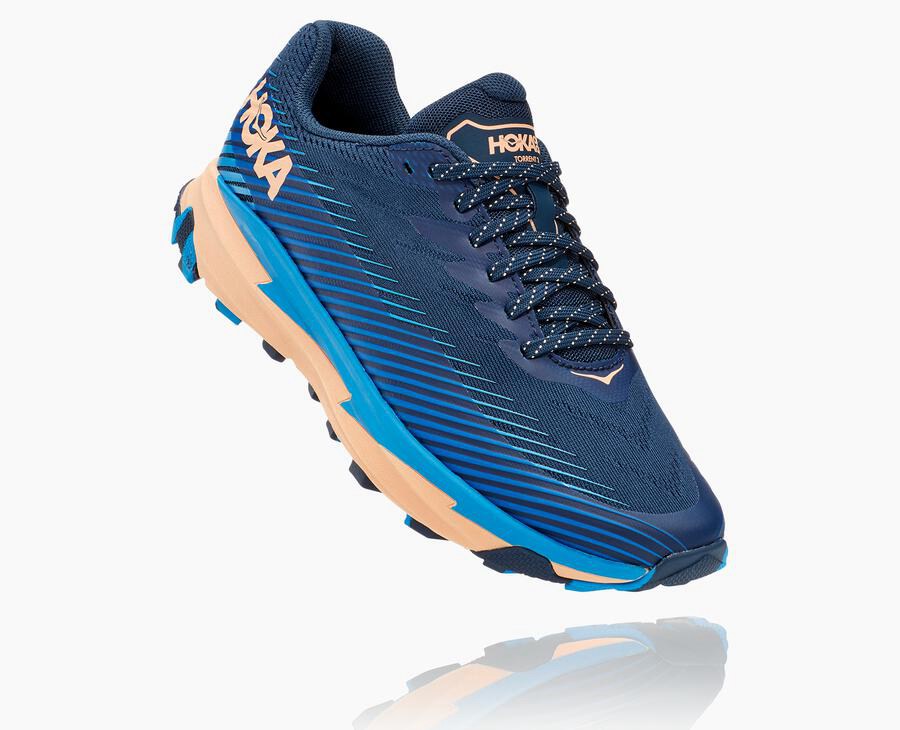 Tenis Hoka One One Trail Mujer Azules - Torrent 2 - YDOU26395